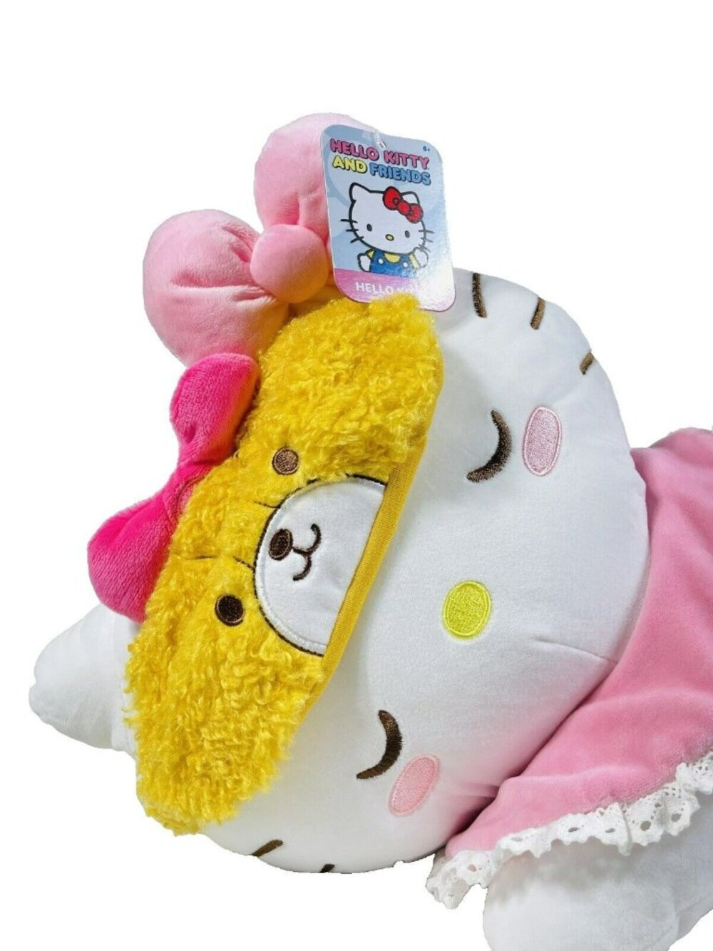 Hello Kitty And Friends Sanrio Hello Kitty 18" Sleeping Plush 2024 - Picture 7 of 9